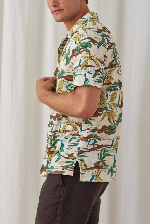 Maziwi Shirt Ecru/Green - IVALO.COM