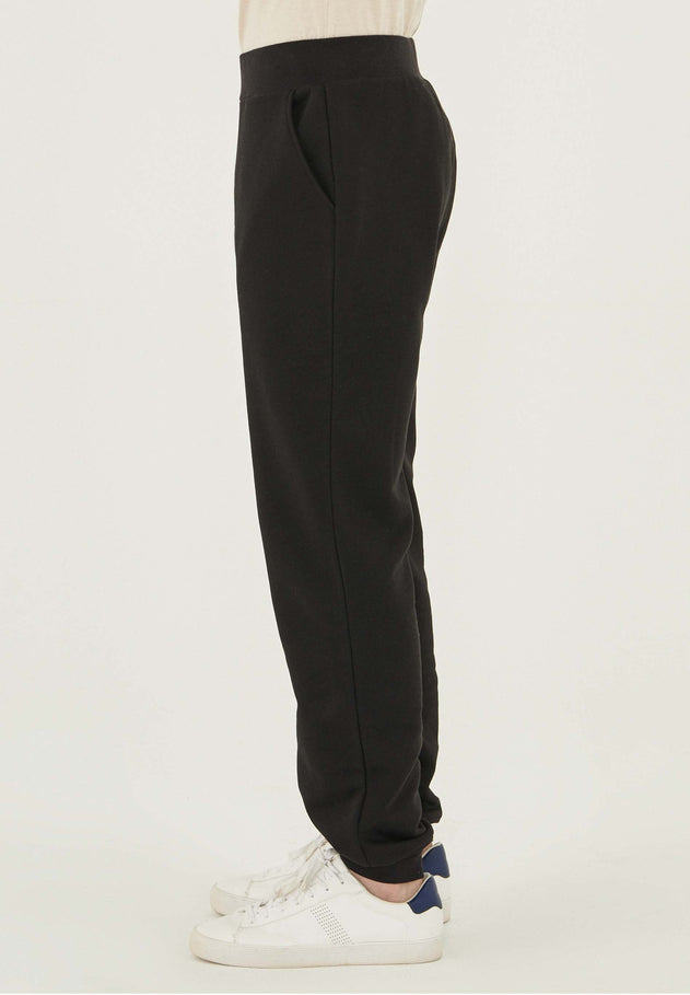 Men's Organic Cotton Fleece Sweatpants Black