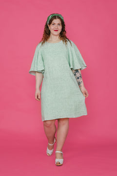 Mini-Hulja Linen Dress Mint Green
