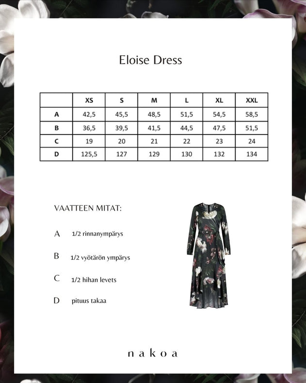 Eloise Dress Noir - IVALO.COM
