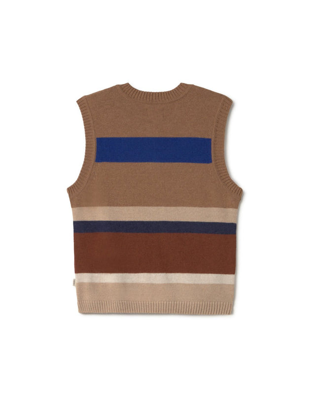 Murrisk Knitted Vest Stripes