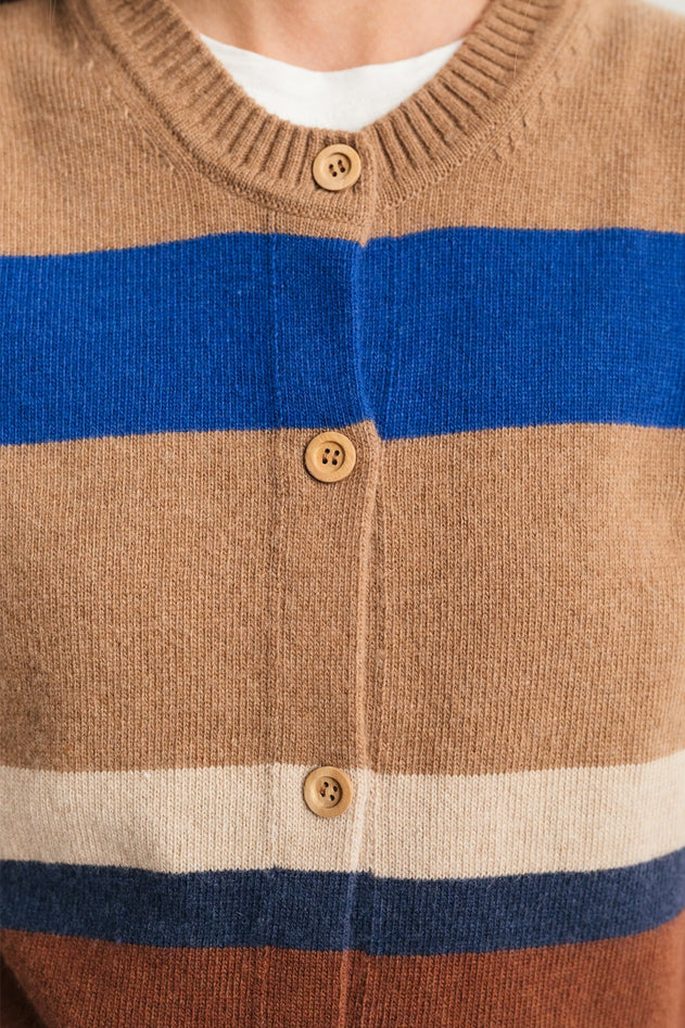 Murrisk Knitted Vest Stripes