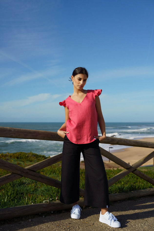 Sofia Top Sunset Coral