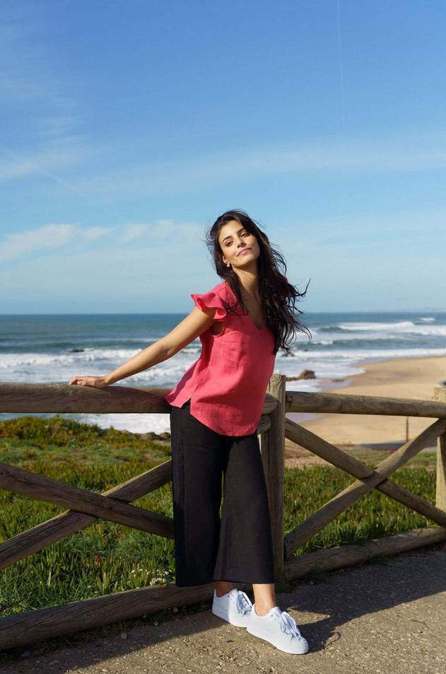 Sofia Top Sunset Coral