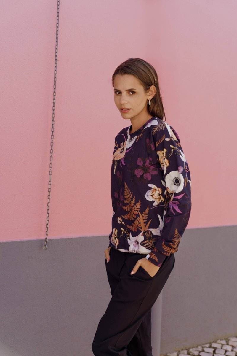 Casual Chic Print Shirt Secret Lily - IVALO.COM