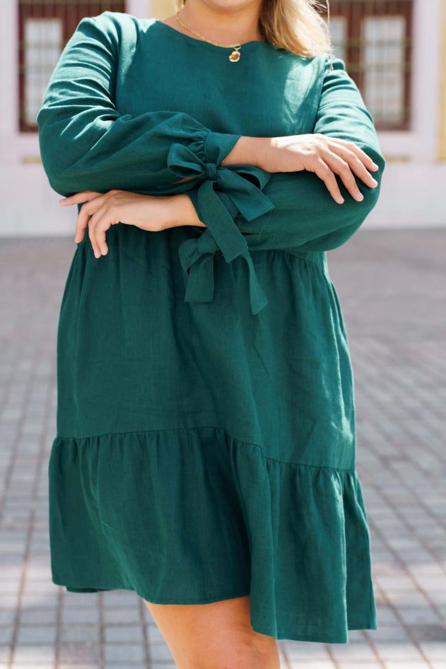 Hailey Dress Evergreen - IVALO.COM