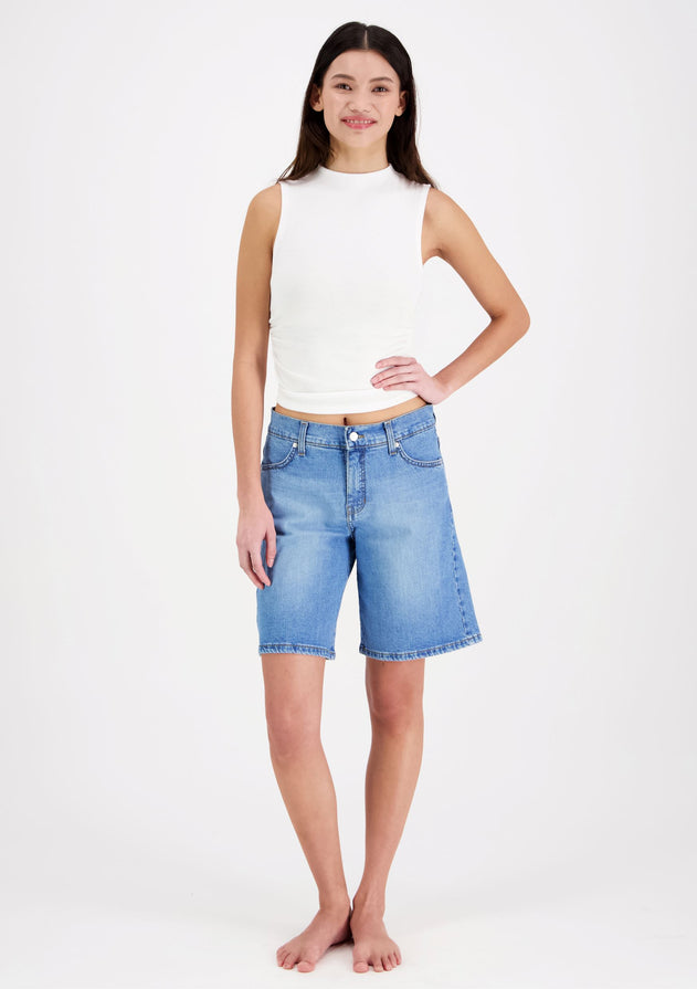 Nina Denim Shorts Light Blue