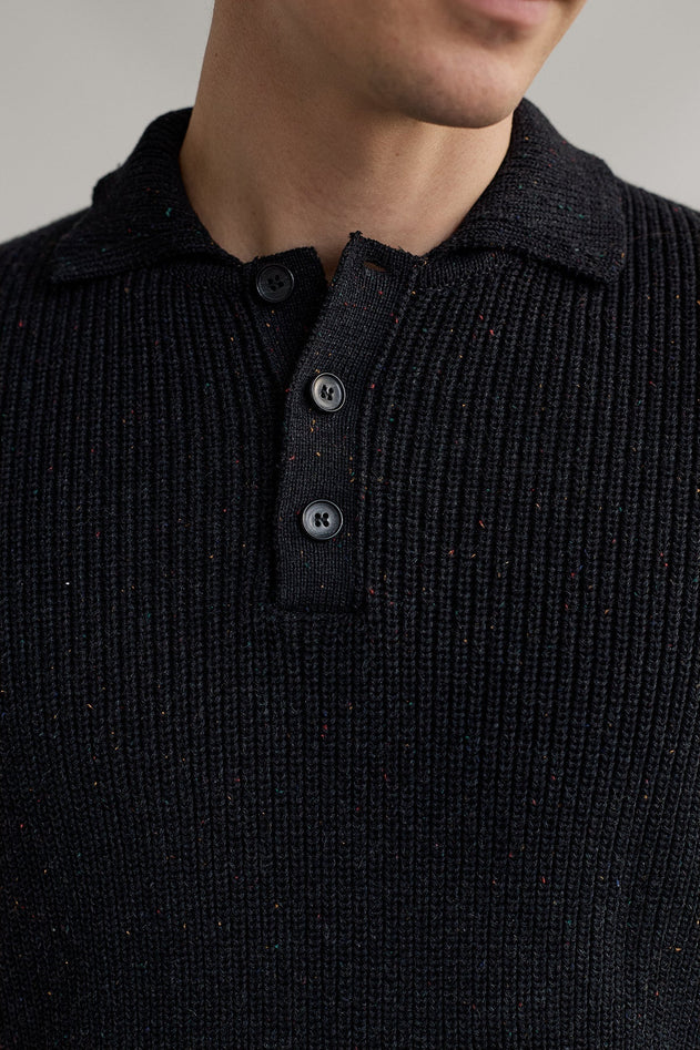 Orango Knit Black Neps