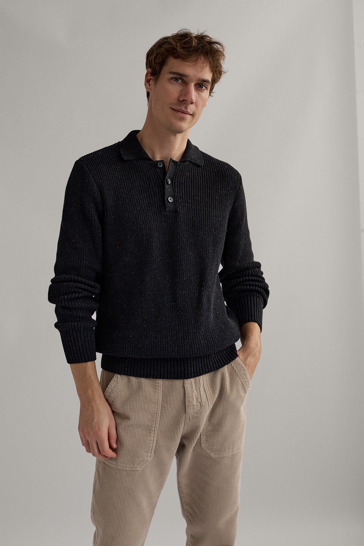 Orango Knit Black Neps
