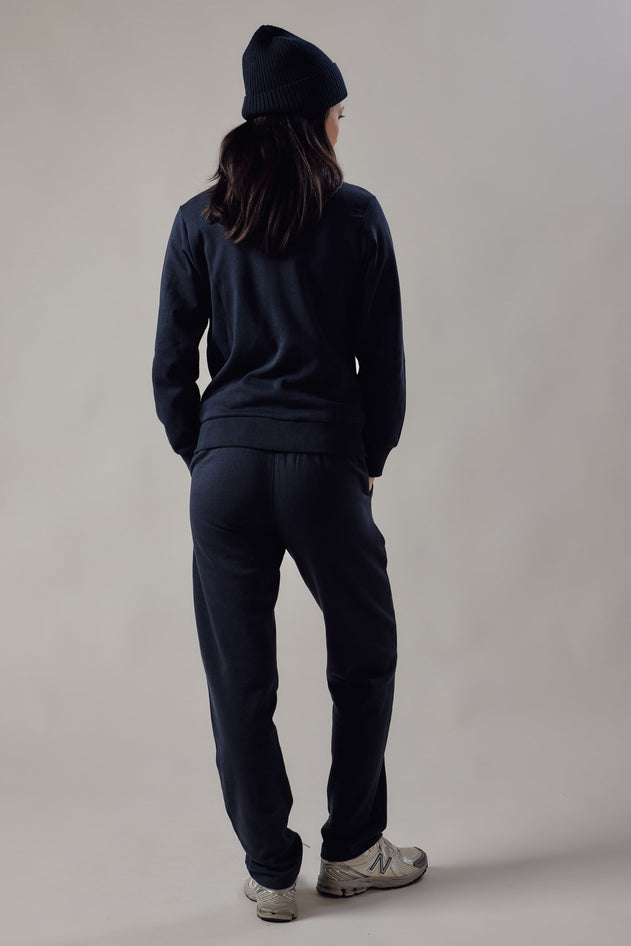 Women's High Neck Zip Up Sweatshirt