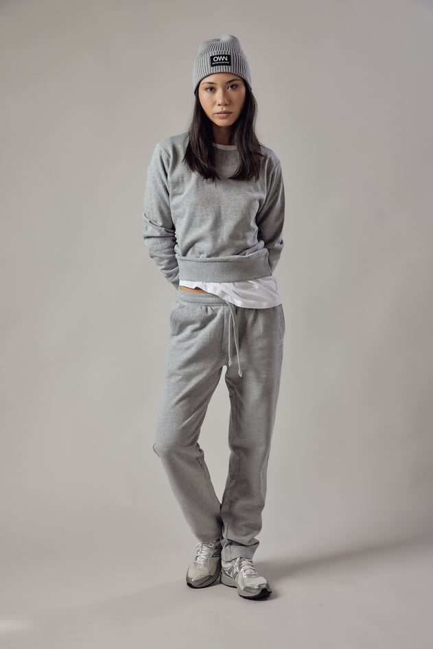 Women's Straight Gauzy Joggers Black