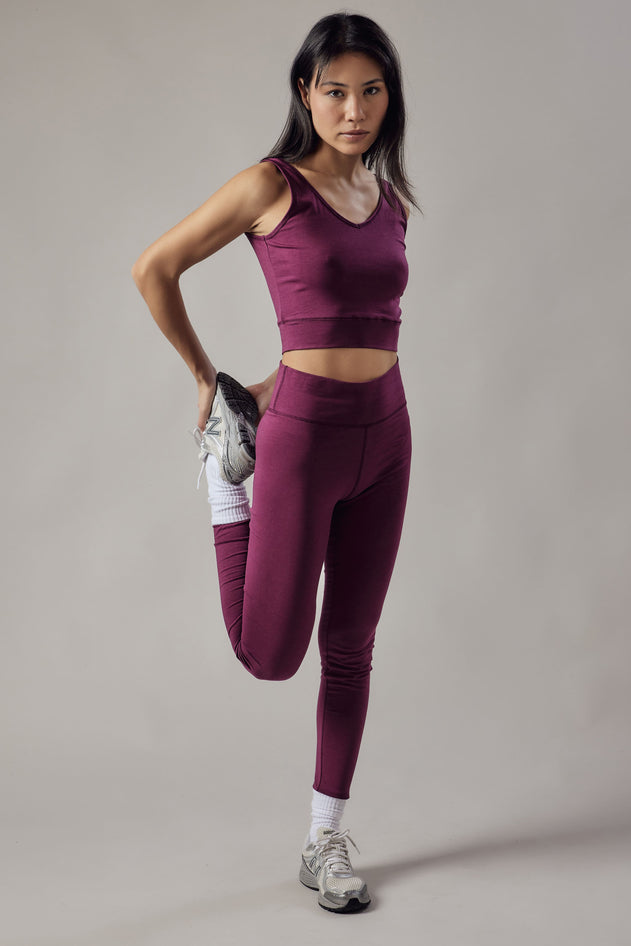 Women's Short V-Neck Sports Top
