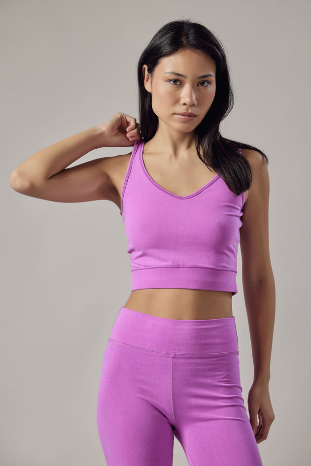 Women's Short V-Neck Sports Top