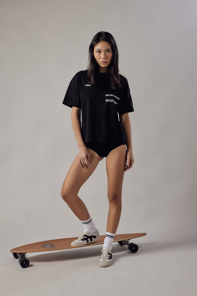 Off With Nature Loose Fit Crewneck T-Shirt