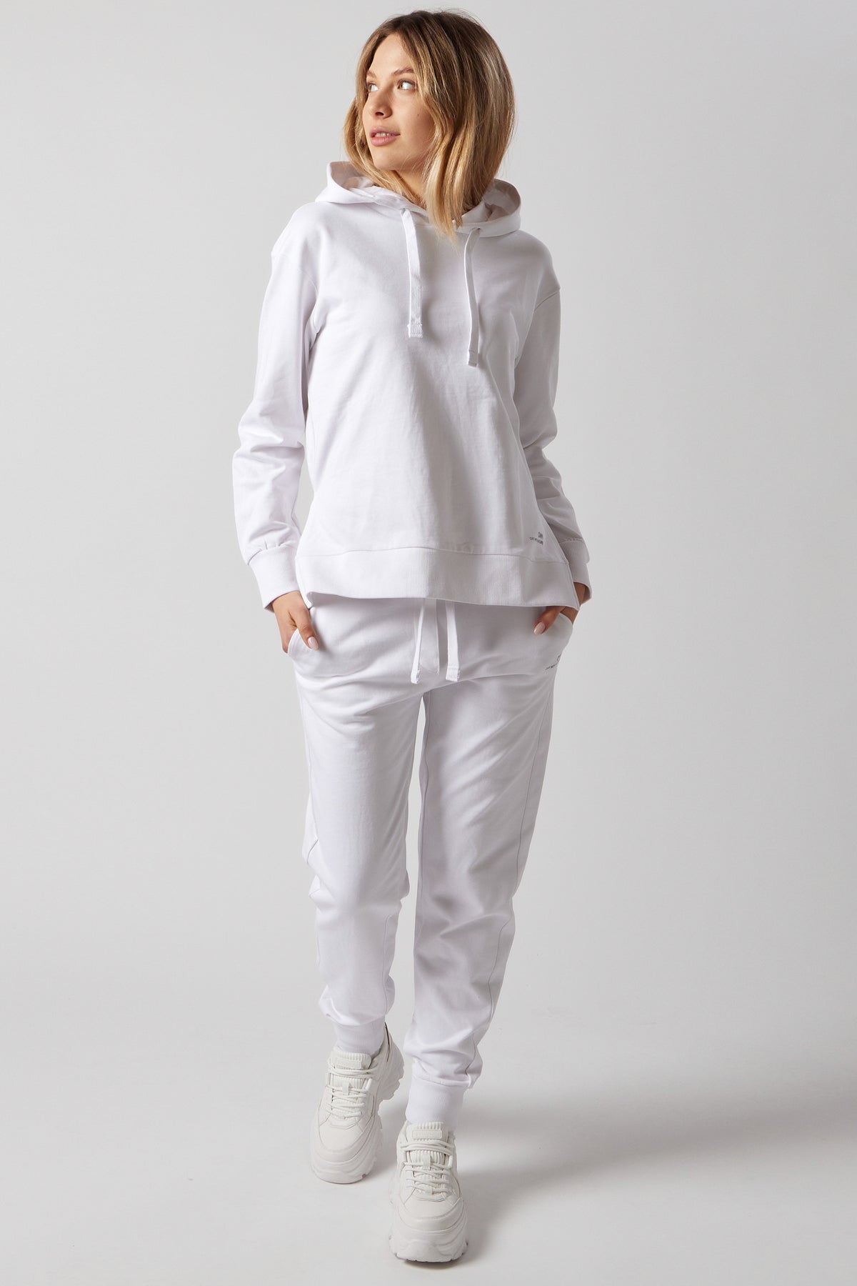 Women's Side Slit Sweatshirt & Joggers Set