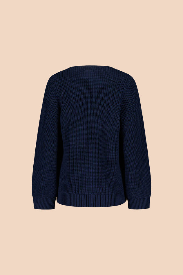 V-neck Jumper Navy