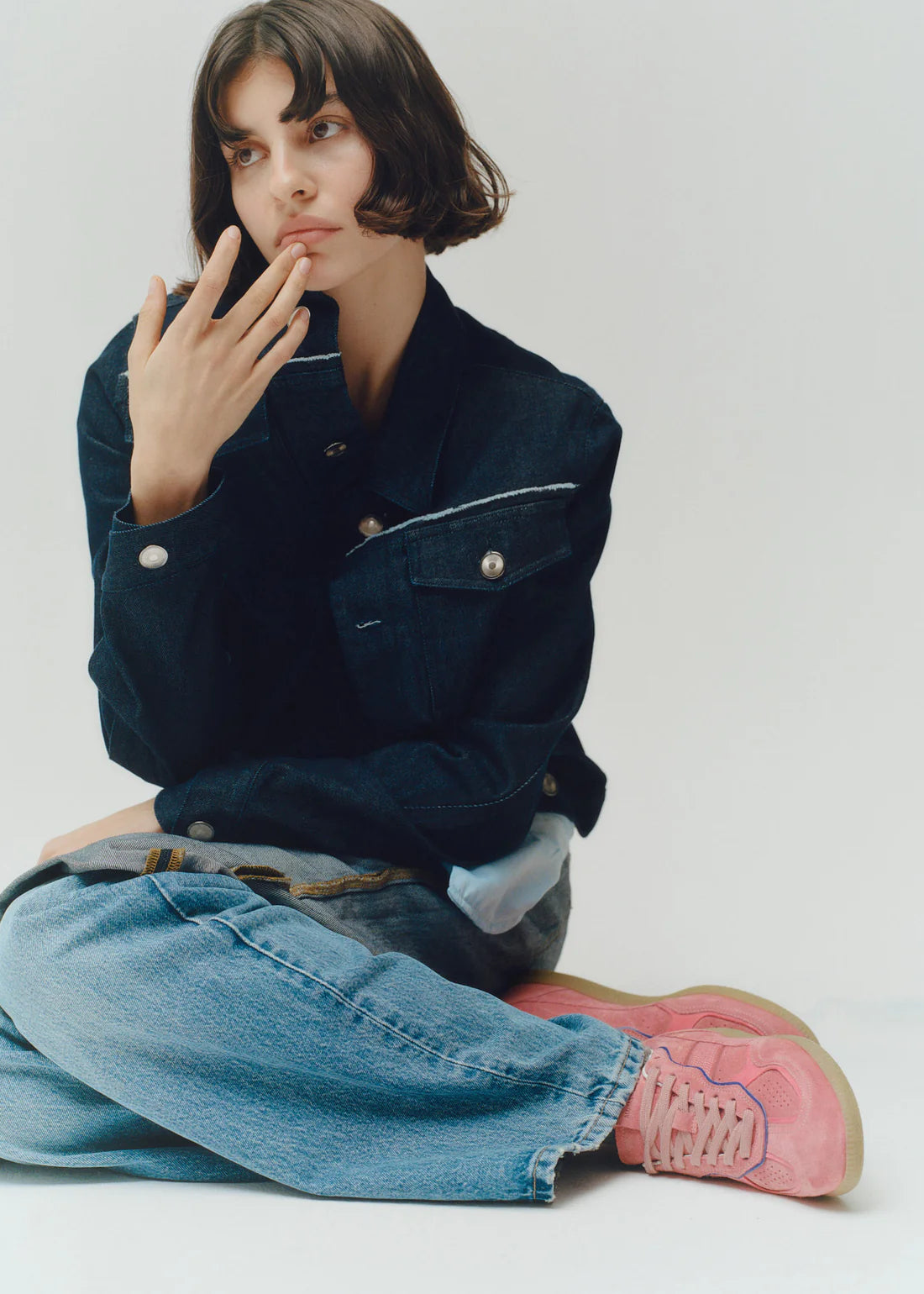 Tb.490 Rife Leather Sneakers Pink