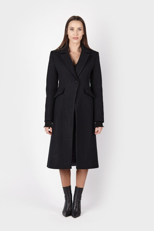 Classic Wool Coat Brilliant Black