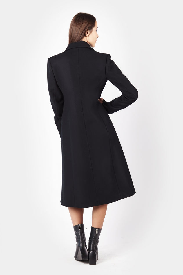 Classic Wool Coat Brilliant Black