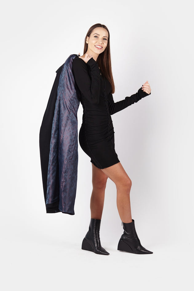 Classic Wool Coat Brilliant Black