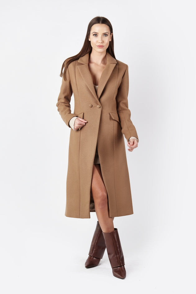 Classic Wool Coat Caramel