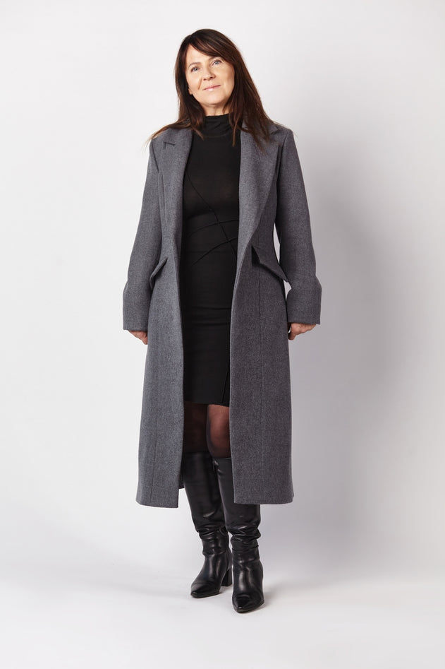 Classic Wool Coat Extravagant Grey
