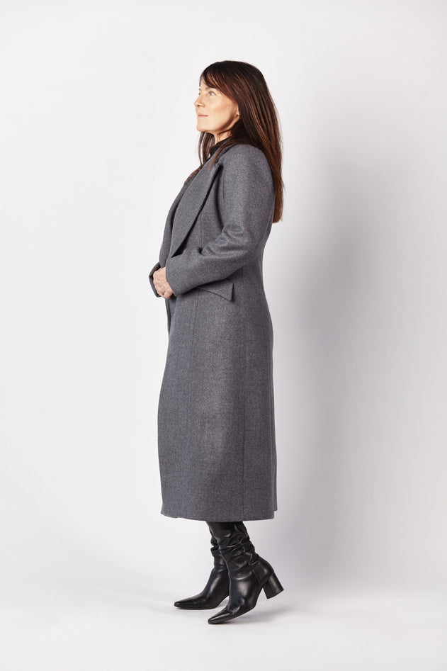 Classic Wool Coat Extravagant Grey