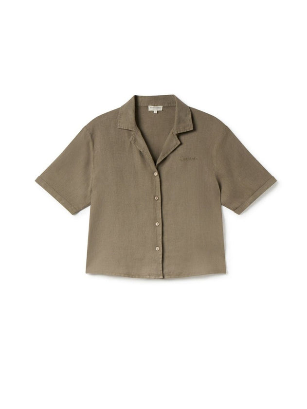 Rano Shirt Light Khaki - IVALO.COM