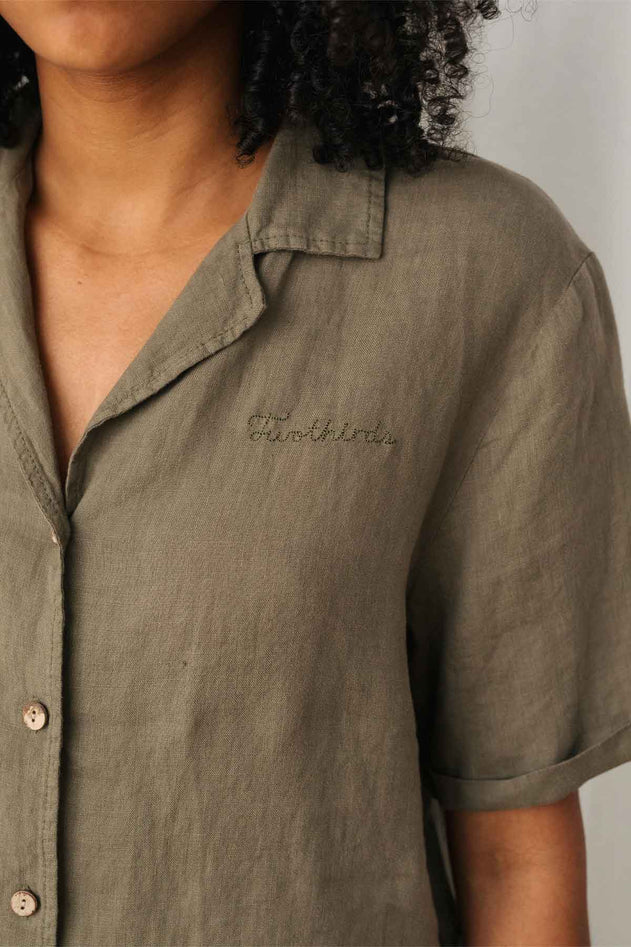 Rano Shirt Light Khaki - IVALO.COM