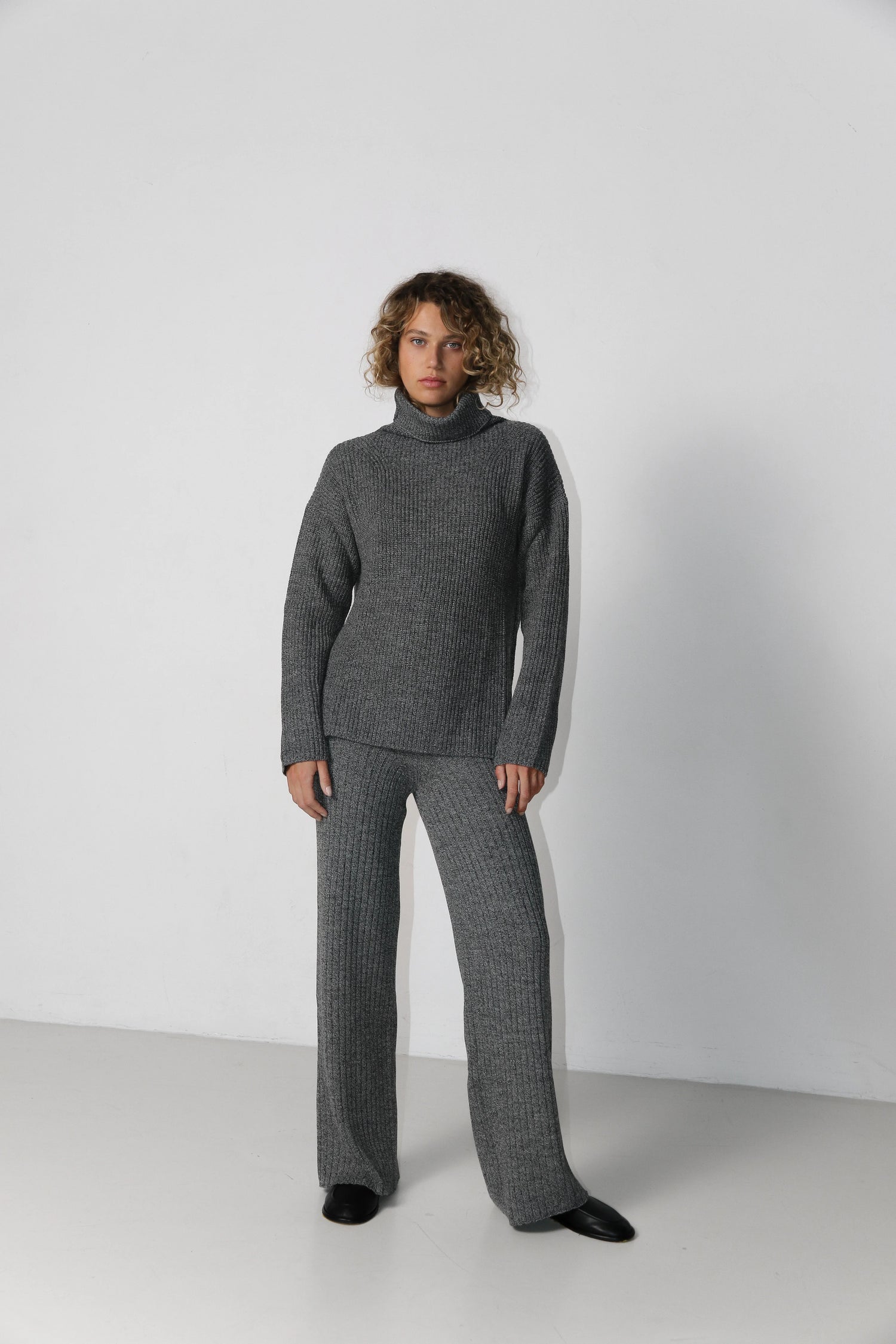 Merino Pants Black & White