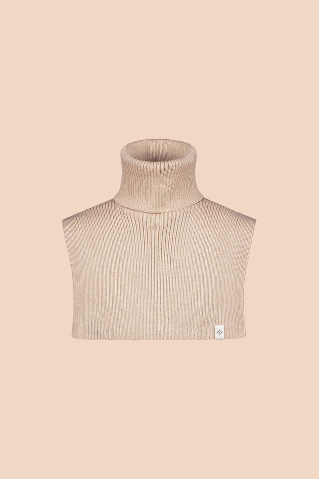 Rib Neck Warmer Light Sand