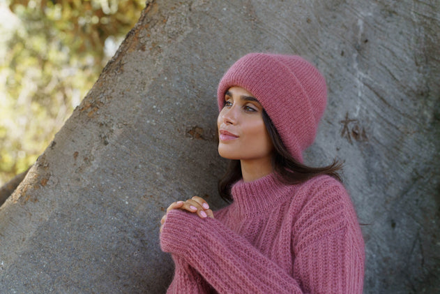 Robin Mohair Knit Powder Pink