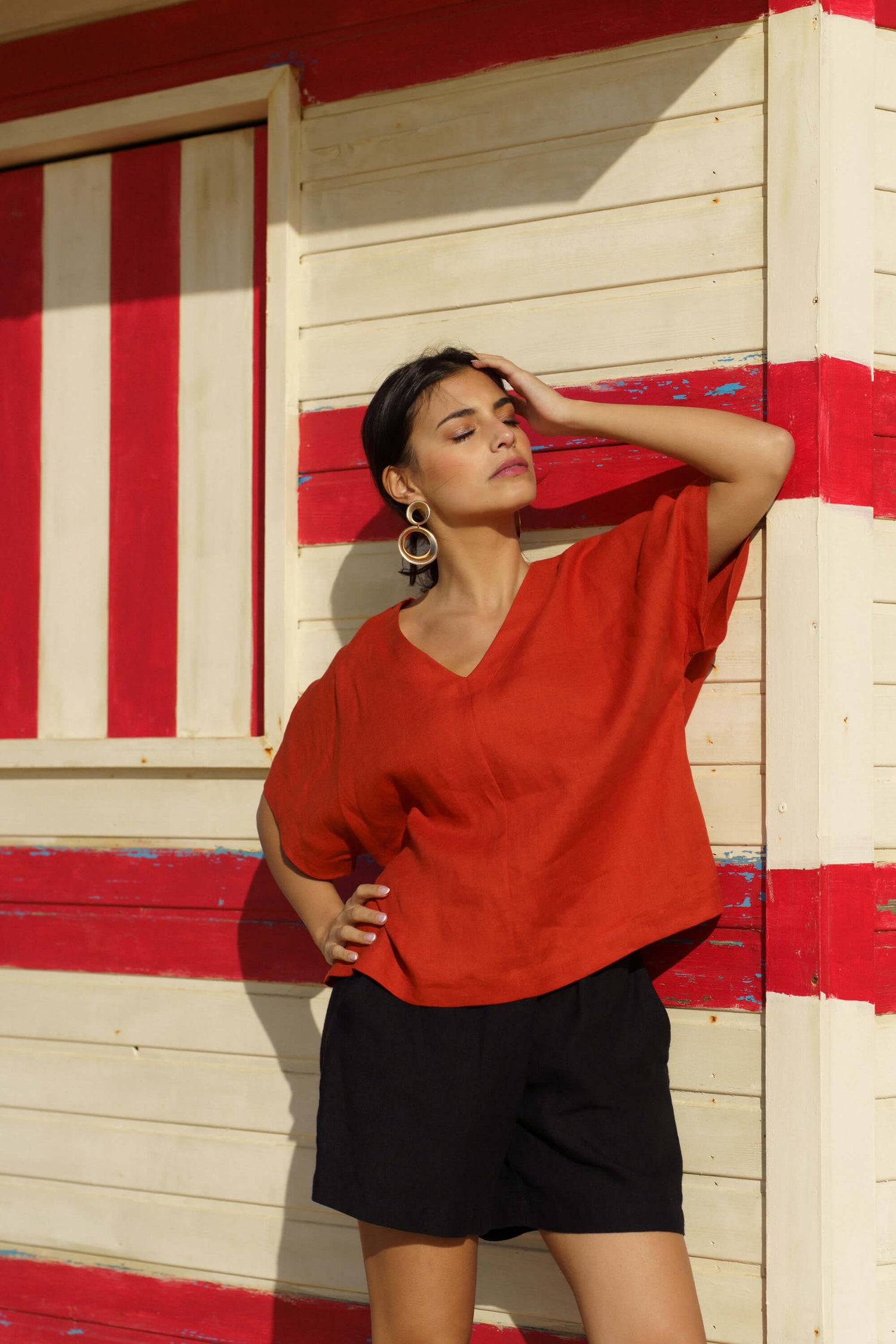 Savanna Top Burnt Orange