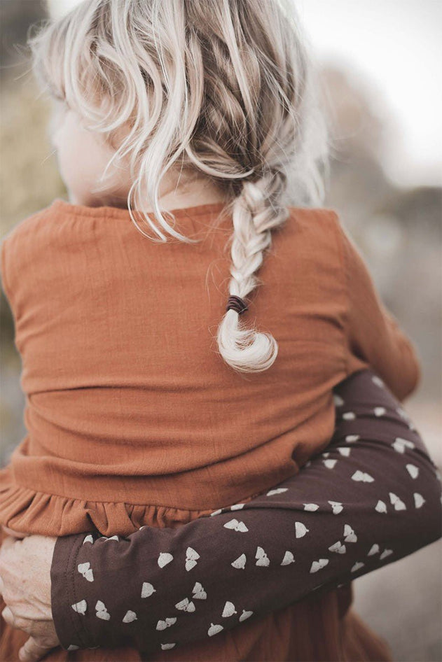 Kids' Simone Dress With Pockets Terracotta