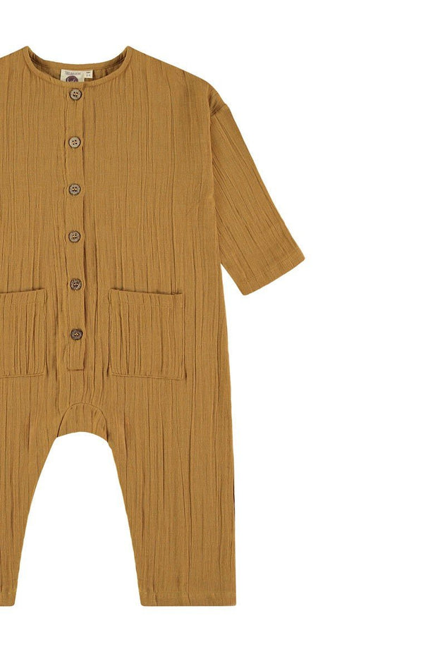 Kids' Surya Unisex Jumpsuit Mustard