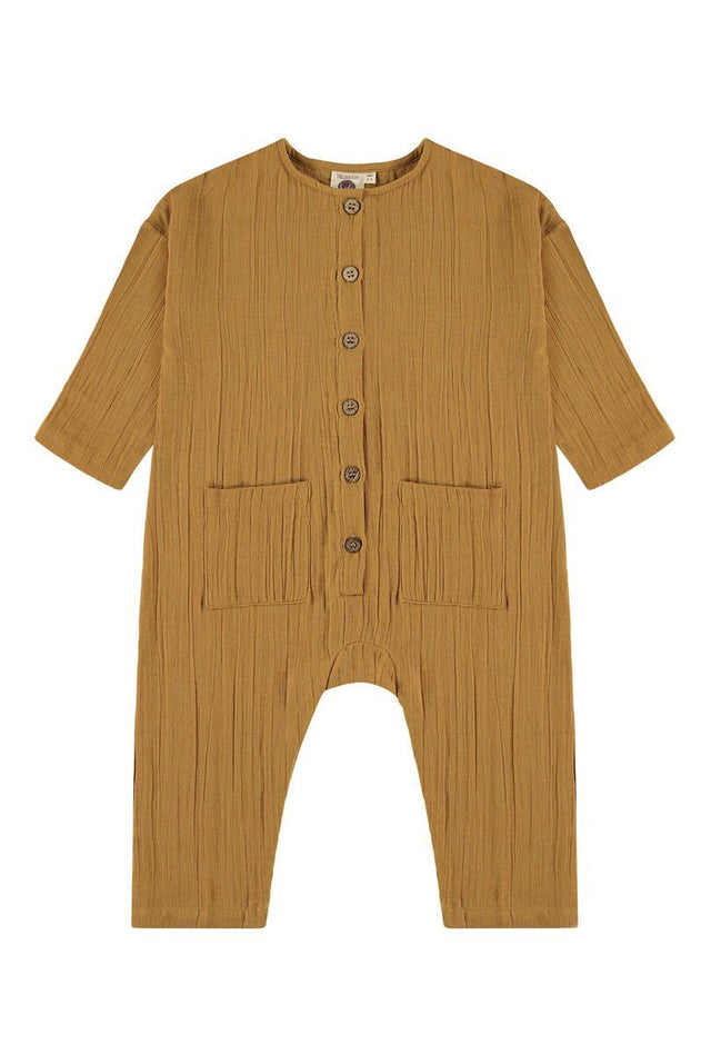 Kids' Surya Unisex Jumpsuit Mustard