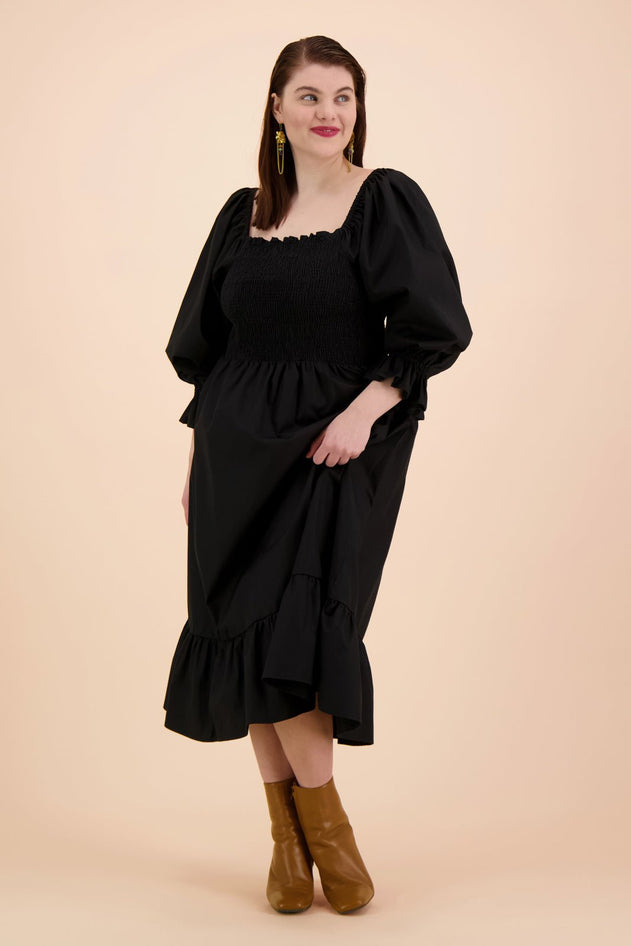 Smock Dress Black