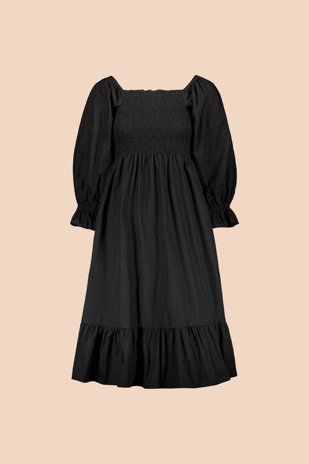 Smock Dress Black