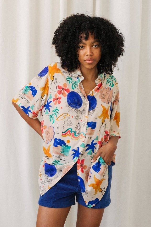 Stora Herro Shirt Surf Abstract - IVALO.COM