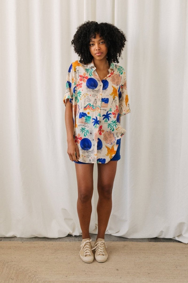 Stora Herro Shirt Surf Abstract - IVALO.COM