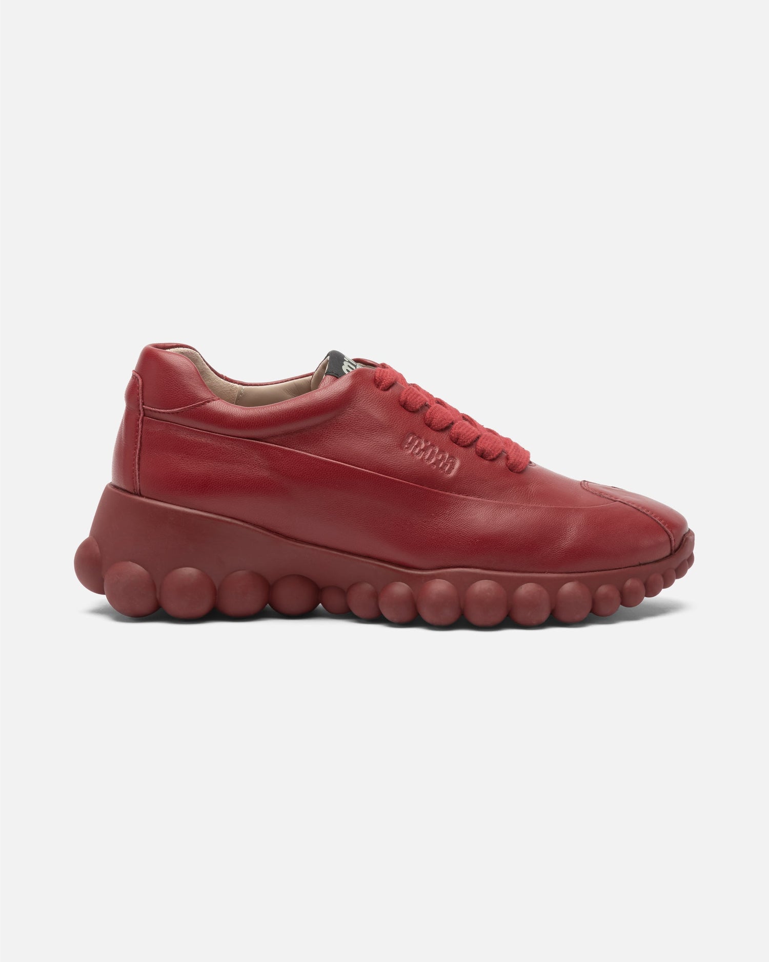 Mother-Of-Pearl Sneakers Cherry Leather