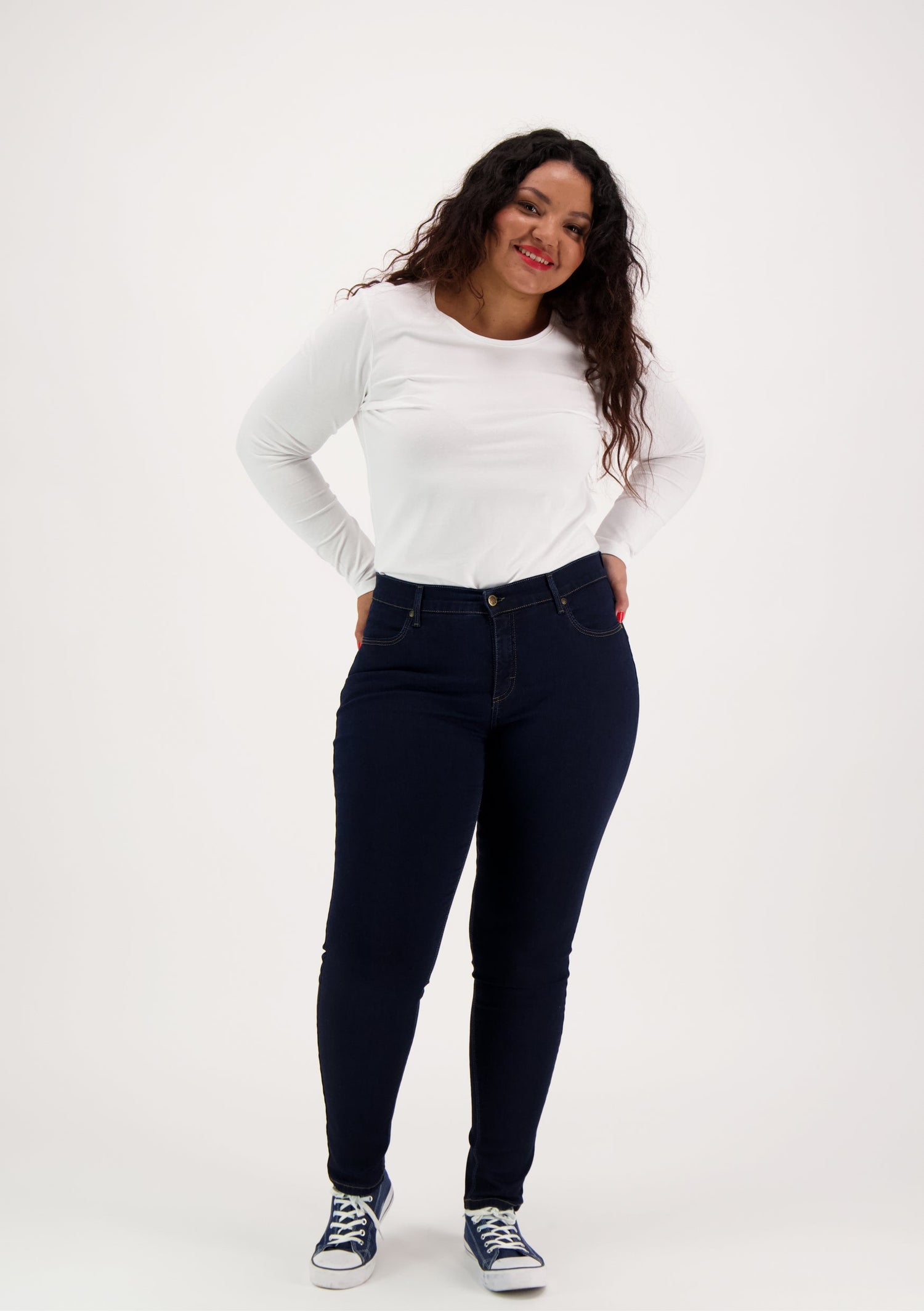 Suzie Super Stretch Skinny Jeans Dark Blue