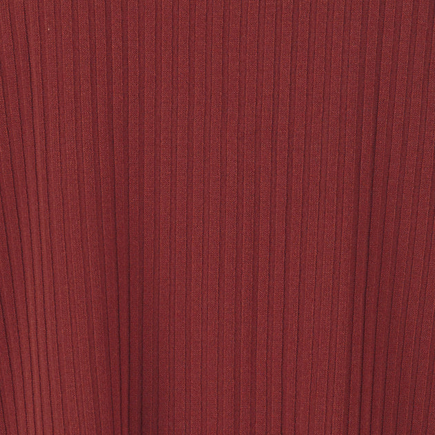 Vera Ribbed Pants Burgundy