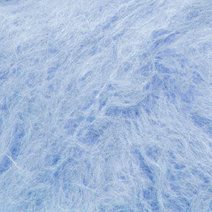 Melody Mohair Polo Top Sky Blue