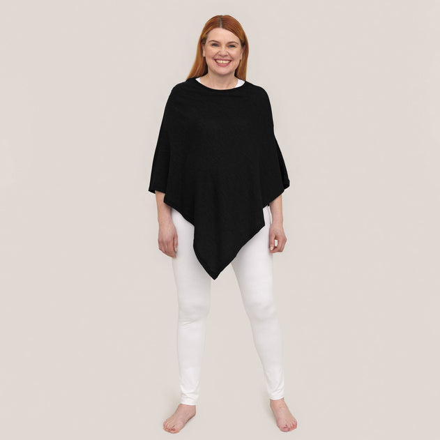 Women's Merino Silk Poncho