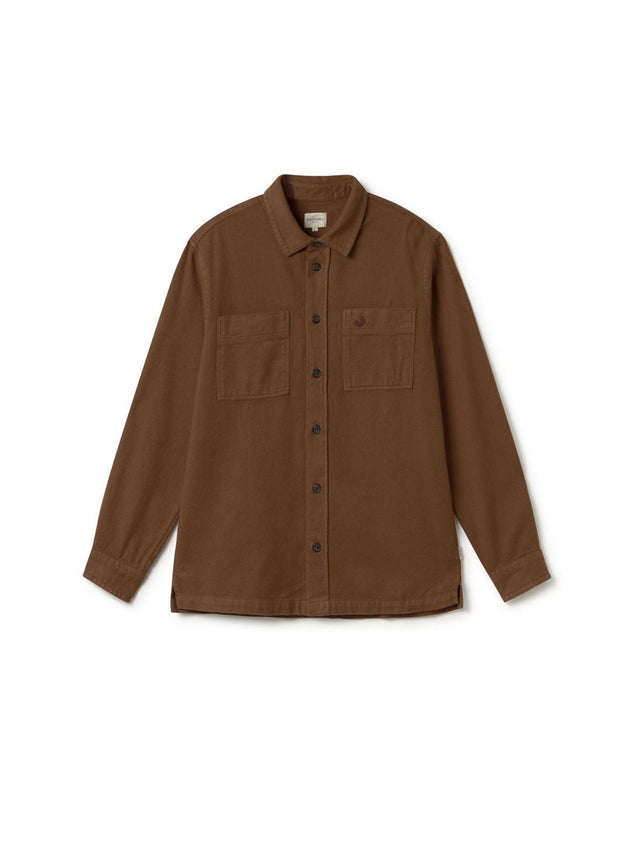 Taylor Shirt Brown Sand