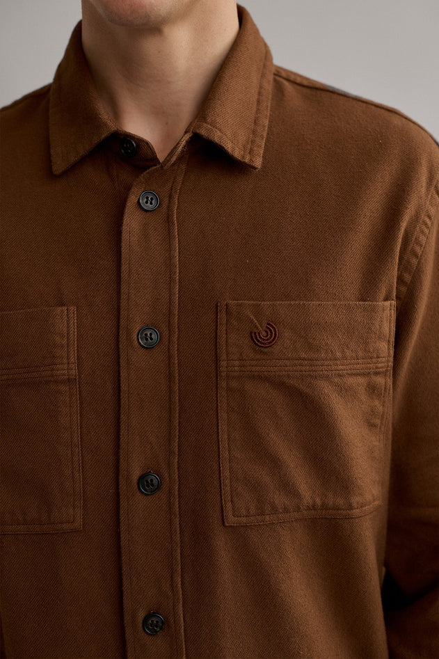 Taylor Shirt Brown Sand