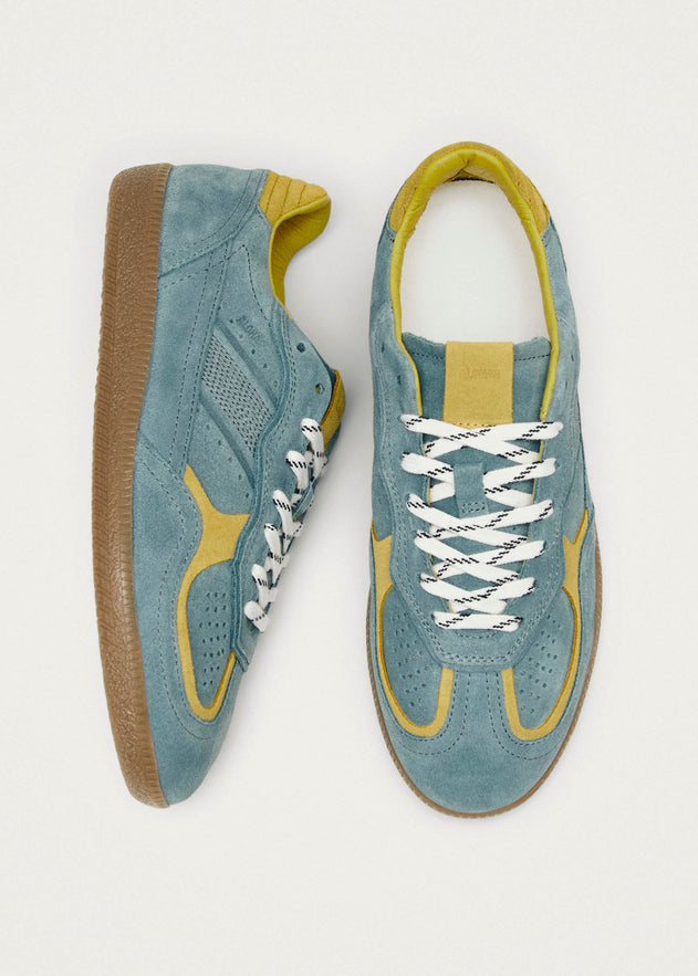 Tb.490 Rife Leather Sneakers Blue Grey