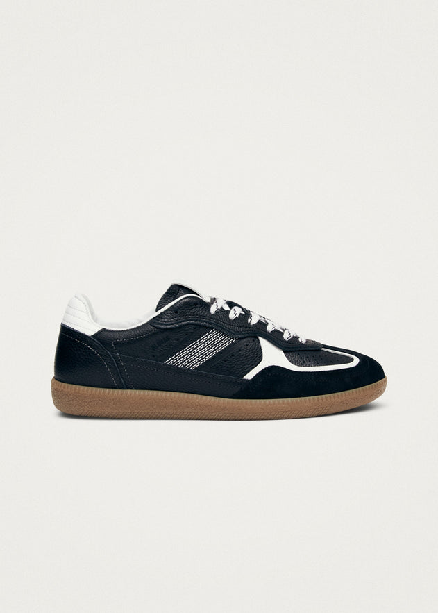 Tb.490 Rife Leather Sneakers Grain Black & White