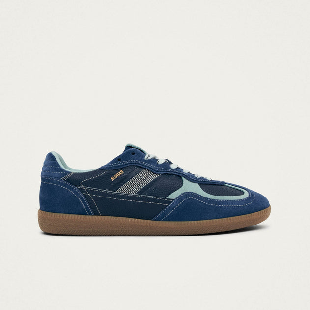 Tb.490 Rife Leather Sneakers Grain Cobalt